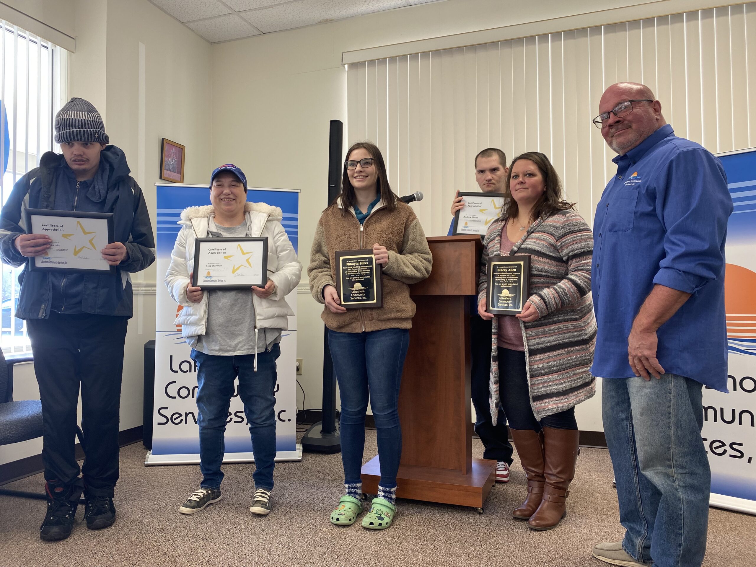 Rapid Response Staff, residents recognized for quick reactions during